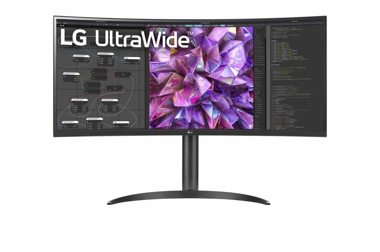 LG 34WQ75C-B Monitor PC 86,4 cm (34") 3440 x 1440 Pixel Quad HD LCD Nero