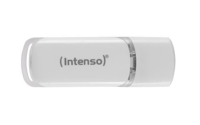Intenso Flash Line unit flash USB 64 GB USB tipo-C 3.2 Gen 1 3.1 Gen 1 Bianco (64GB Intenso Flash Line USB3.1 Stick Type-C con