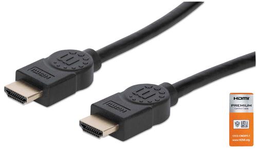 Manhattan 354837 cavo HDMI 1 m HDMI tipo A (Standard) Nero