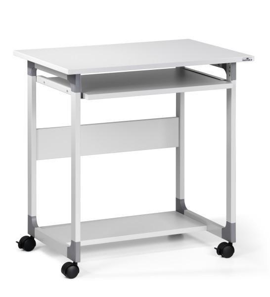 Durable SYSTEM PC Workstation Trolley 75 Fixed Height Grey - 379610 DD
