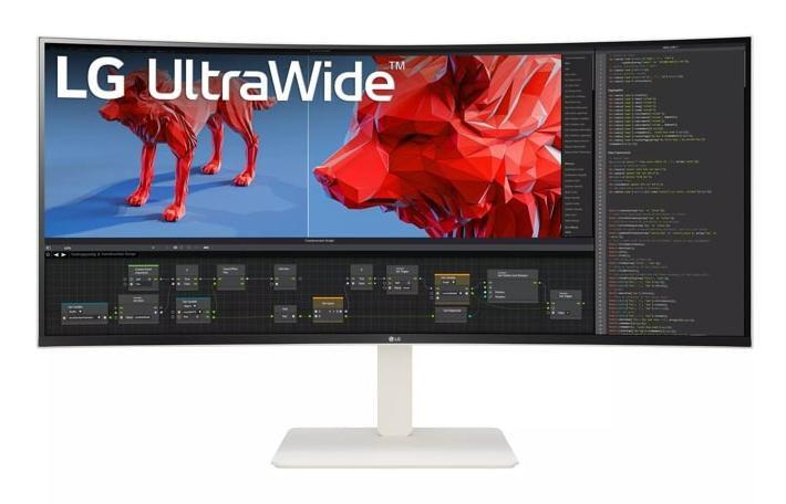 LG 38WR85QC-W Monitor PC 965 cm 38 3840 x 1600 Pixel UltraWide Quad HD LCD Bianco (LG UltraWide 38WR85QC-W skrm - LED ba)