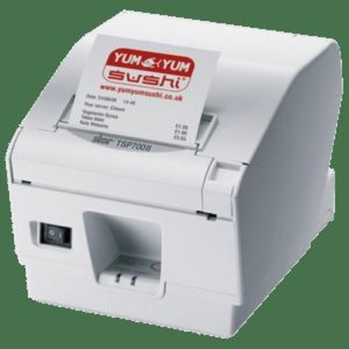 Star TSP743DII-24, RS232, 8 punti /mm (203dpi), Cutter, grigio scuro