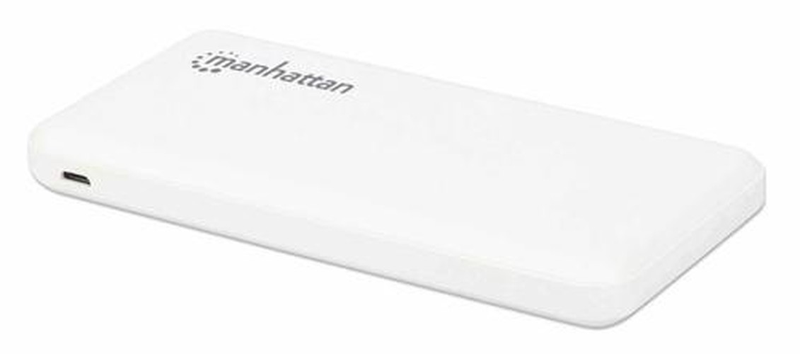 Manhattan 406277 batteria portatile Polimeri di litio (LiPo) 10000 mAh Bianco
