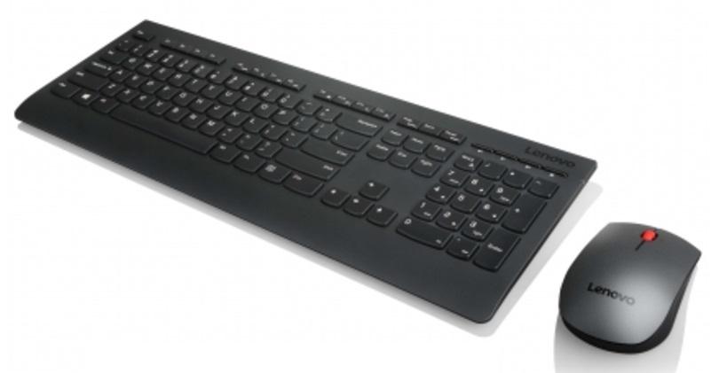 Lenovo 4X30H56803 tastiera Mouse incluso RF Wireless Ceco Nero