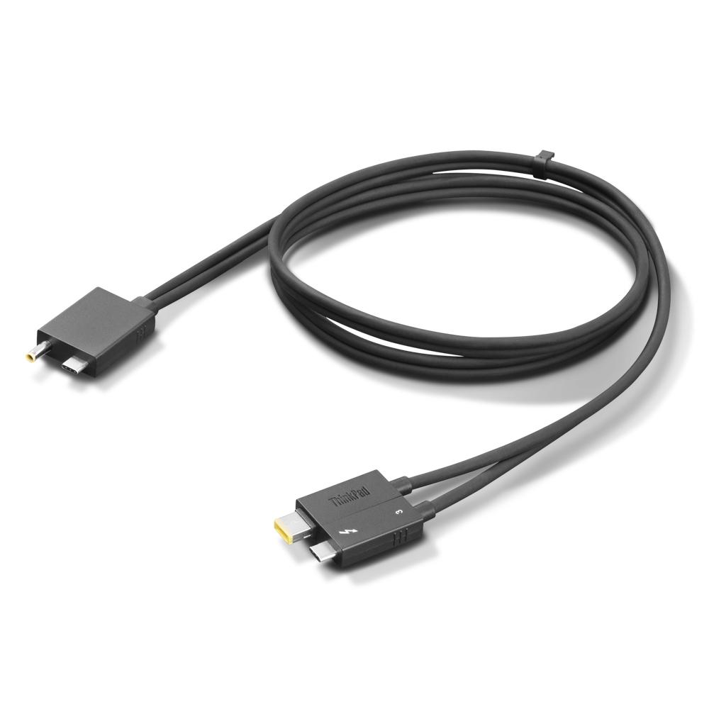 Lenovo 4X91K16970 Cavo Thunderbolt 0,7 m 40 Gbit/s Nero