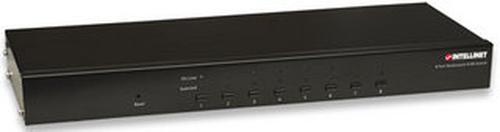 Switch Intellinet a 8 porte per tastiera-video-mouse (kvm) Nero