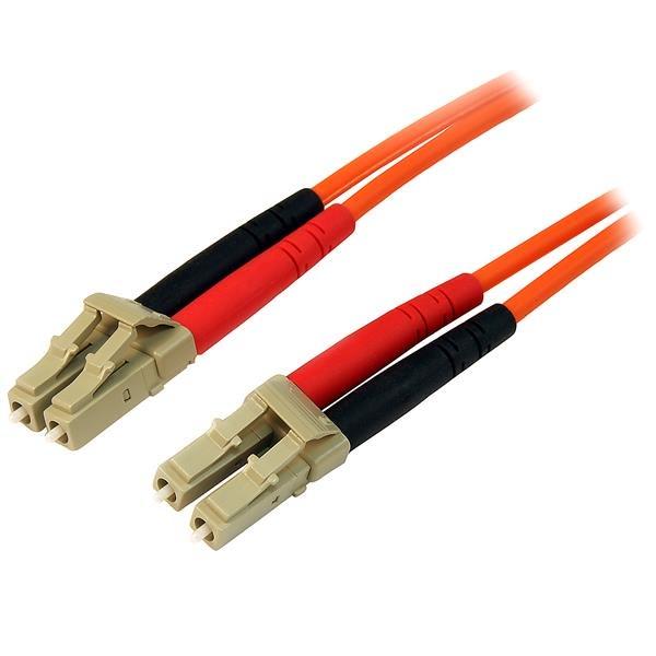 StarTech.com Cavo patch duplex in fibra multimodale 50/125 15 m LC - LC (15m Multimode 50/125 Duplex Fiber Patch Cable LC - LC)