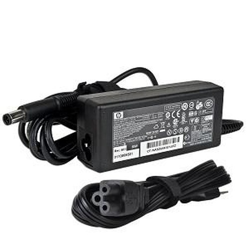 HP 519329-002 adattatore e invertitore Interno 65 W Nero (AC Adapter 18.5V 65W includes power cable)