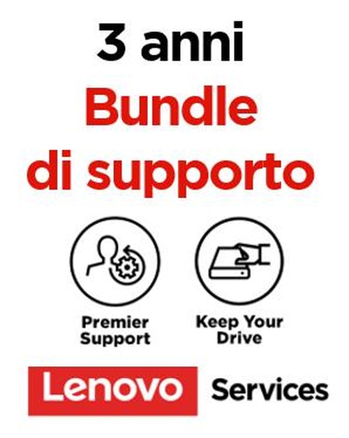 Lenovo 3Y SUPPORT [ONSITE+KYD+PRE] (3YR Lenovo Support [Premier Support + Keep Your Drive + International Upg])