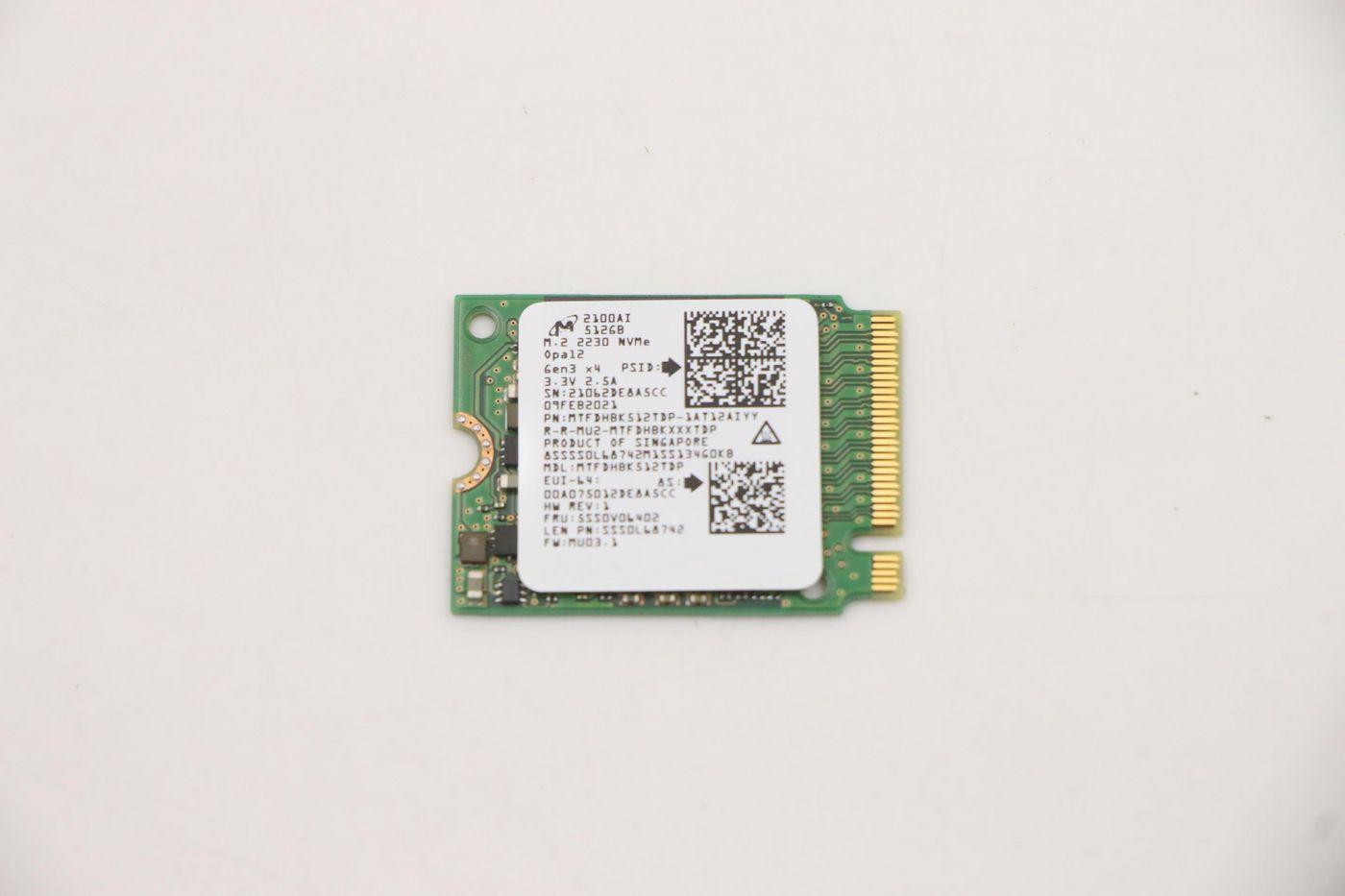 SSD_ASM 512G,M.2 2230,PCIe3X4