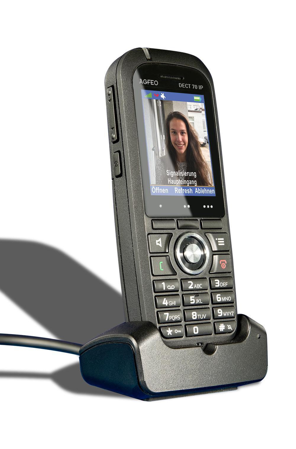 Telefono Ip Dect70 Ip Nero Tft