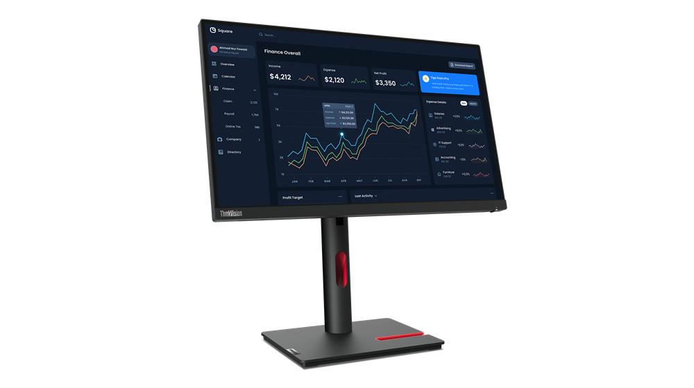 Lenovo ThinkVision T22i-30 LED display 546 cm 21.5 1920 x 1080 Pixel Full HD Nero (Thinkvision T22I-30 546 Cm - 215 1920 X 1080