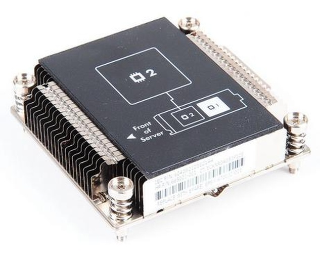 HP 670032-001 Processore Dissipatore di calore/Radiatore Nero, Metallico