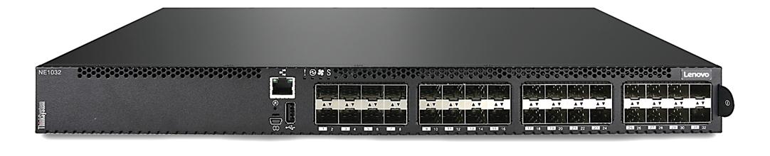 Lenovo NE1032 Gestito 10G Ethernet (100/1000/10000) 1U Nero