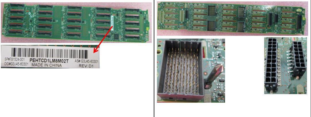 Scheda backplane 25 SFF