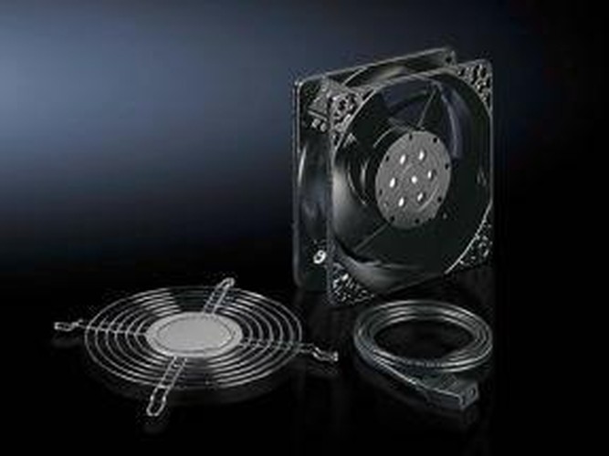 Rittal DK 7980.100 Case per computer Ventilatore Nero (Rittal - ventilatorpakke for rack)