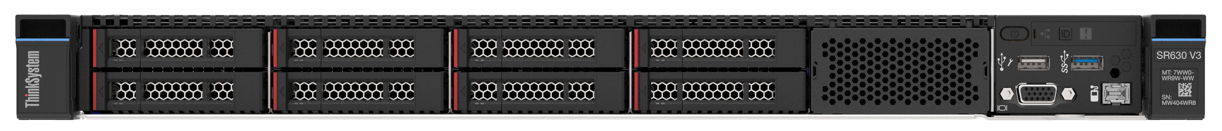 LENOVO SR630 Xeon Gold 6526Y (16C 2.8GHz 37.5MB Cache/195W)1X32GB-8x 2.5"SAS/SATA 9350-8i 1x1100W Tit-6PER FAN