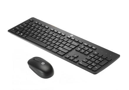 HP 803184-351 tastiera Mouse incluso RF Wireless Nero