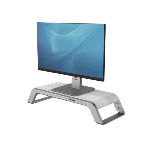 Supporto/supporto per monitor bianco