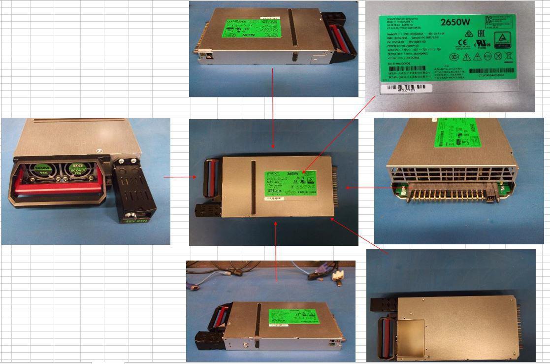 SPS-PS, 2650W 12V 1U HTPLG ROSSO