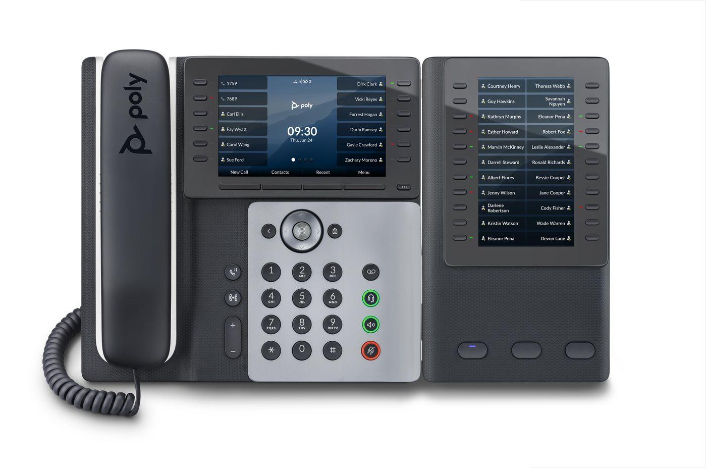 POLY Telefono IP Edge E500 abilitato per PoE (POLY EDGE E500 IP PH POE-E - ) - Versione UK