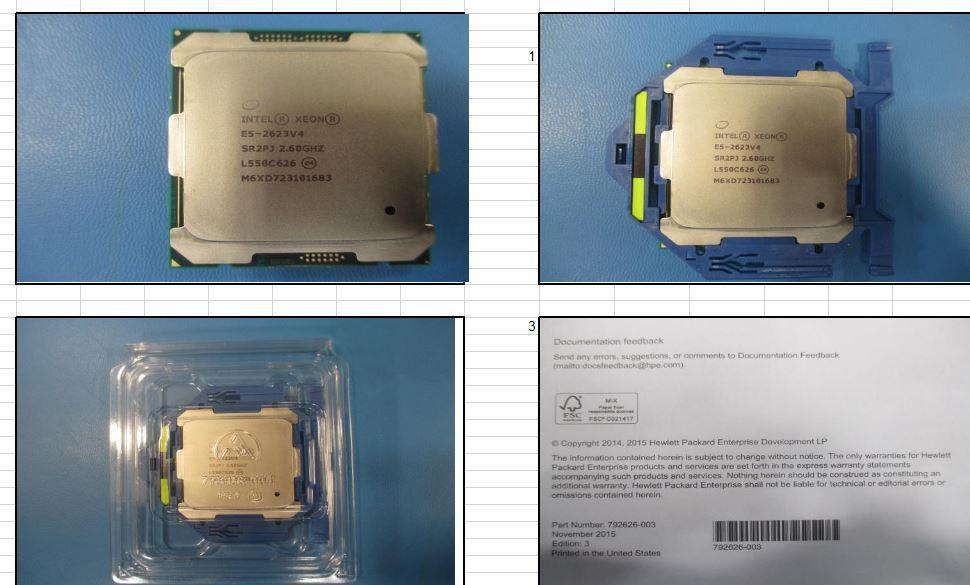 CPUBDW E5-2623 V4 4C 2.6GHZ