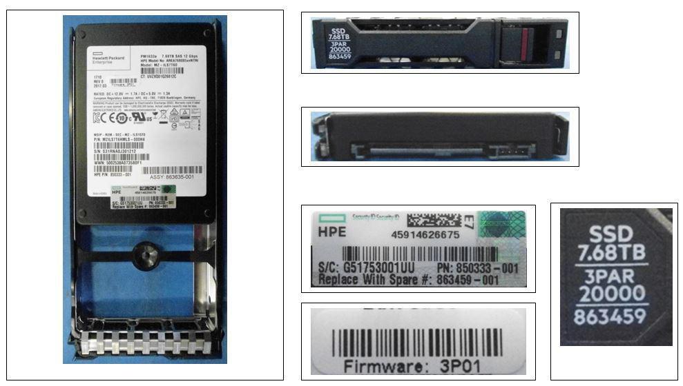 DRV SSD da 7,68 TB SAS SFF XCSM