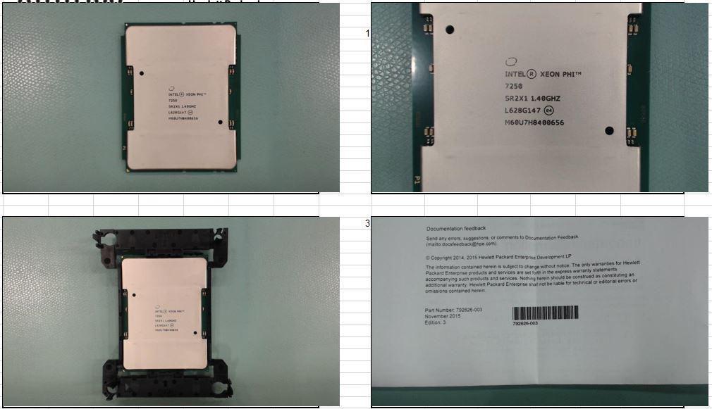 KNL 7250 68C 1.40G 34M 215W