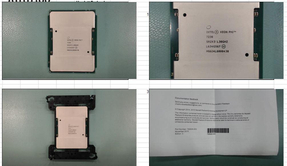 KNL 7230 64C 1.30G 32M 215W