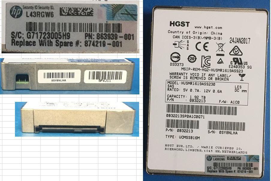 SSD 1,92 TB 12G SFF SAS VE