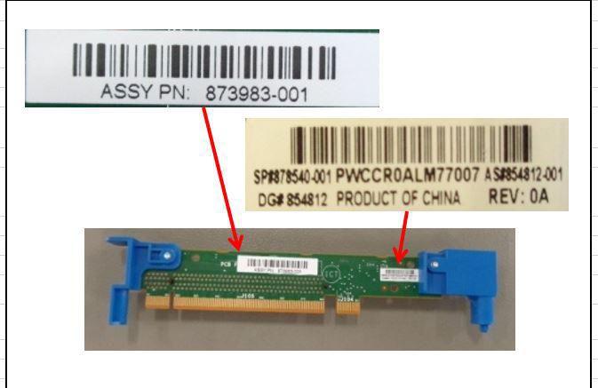 SPS-PCA, CPU2, RISER X16