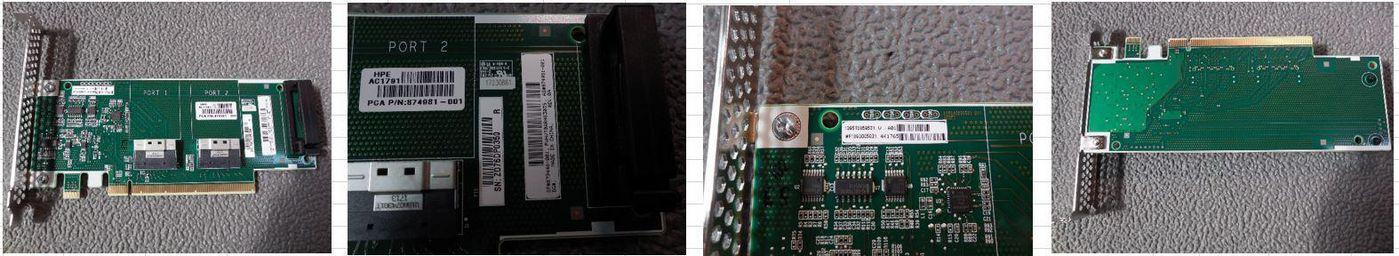 RISER SPS-PCA 8SFF NVME