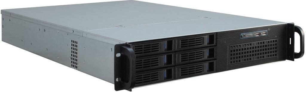 Rack Ipc 2U-2406 Nero, Argento