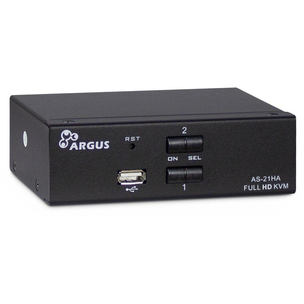 Interruttore KVM HDMI As-21Ha Nero