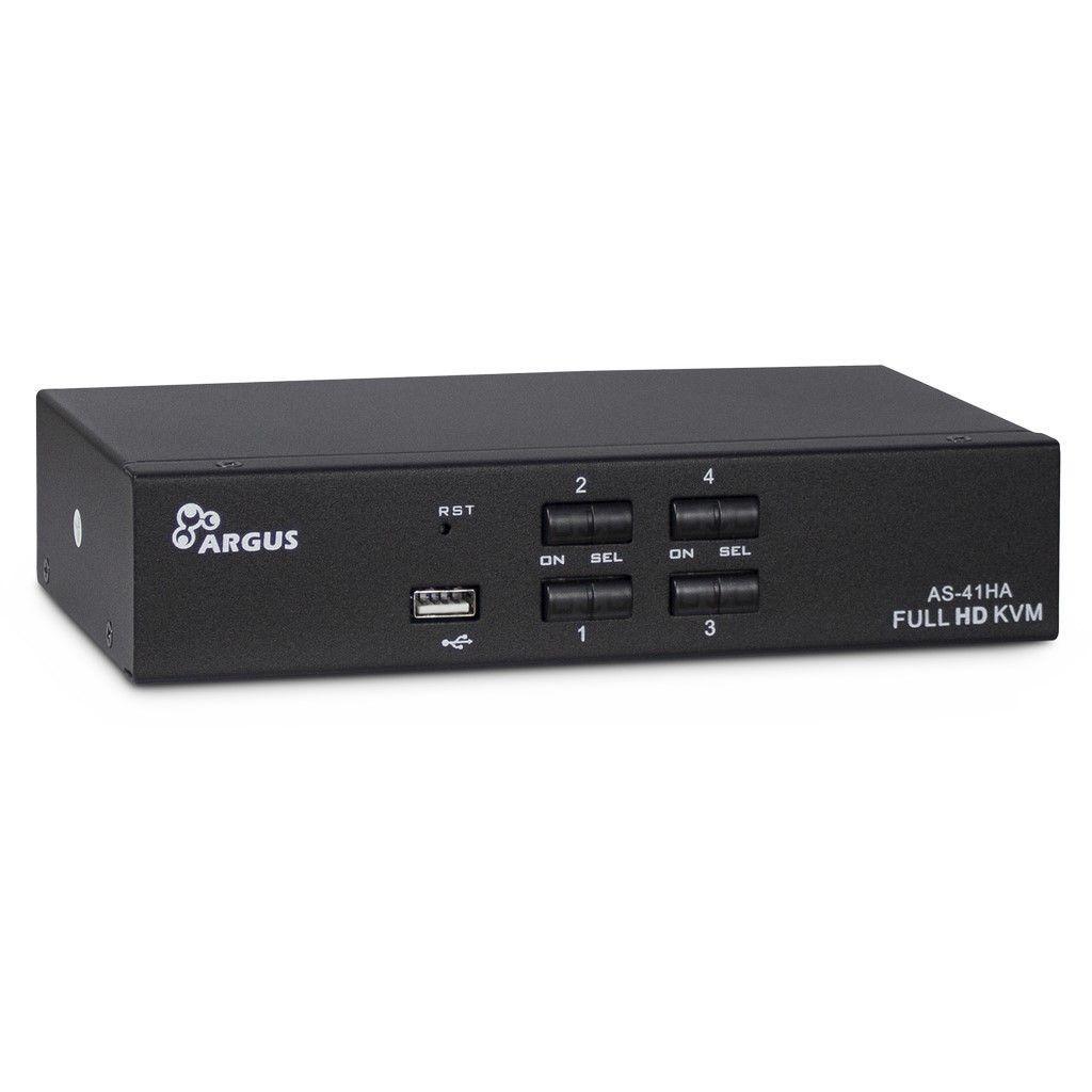 Interruttore KVM HDMI As-41Ha Nero