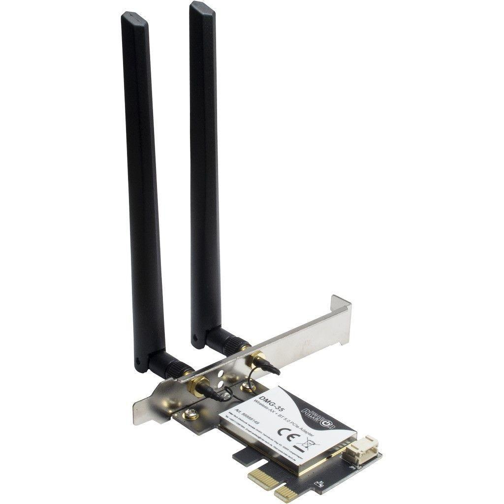 Inter-Tech DMG-35 Interno WLAN / Bluetooth 3000 Mbit/s (Inter-Tech DMG-35 - netv?rksadapter -)
