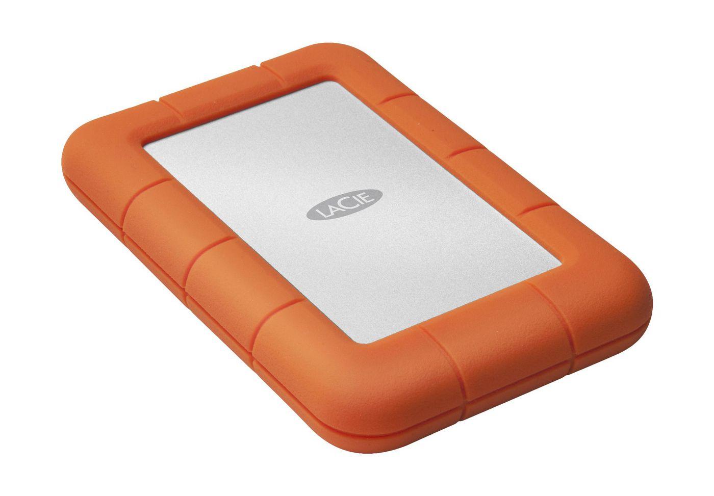 LaCie Rugged Mini disco rigido esterno 4 TB 5400 Giri/min Micro-USB B 3.2 Gen 1 [3.1 Gen 1] Arancione (LaCie Rugged Mini - Hard