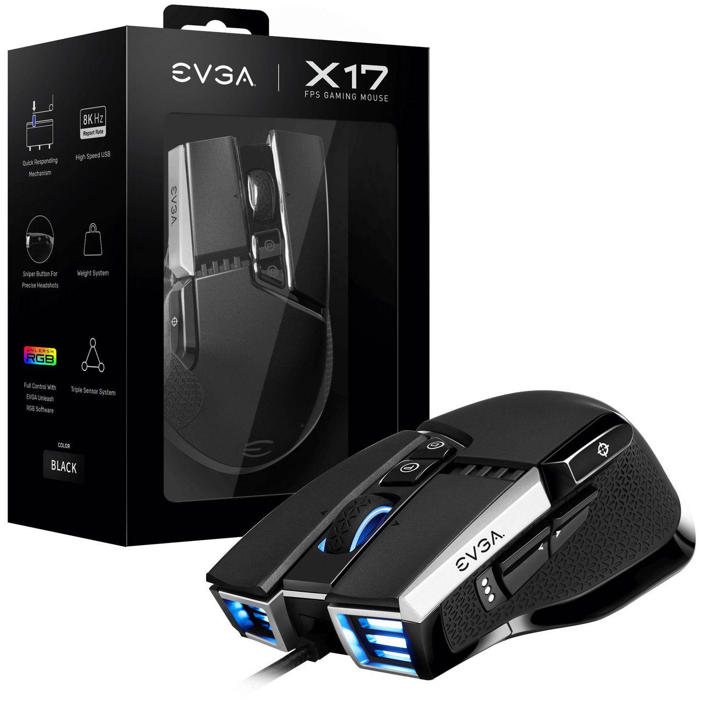 X17 Mouse USB ambidestro