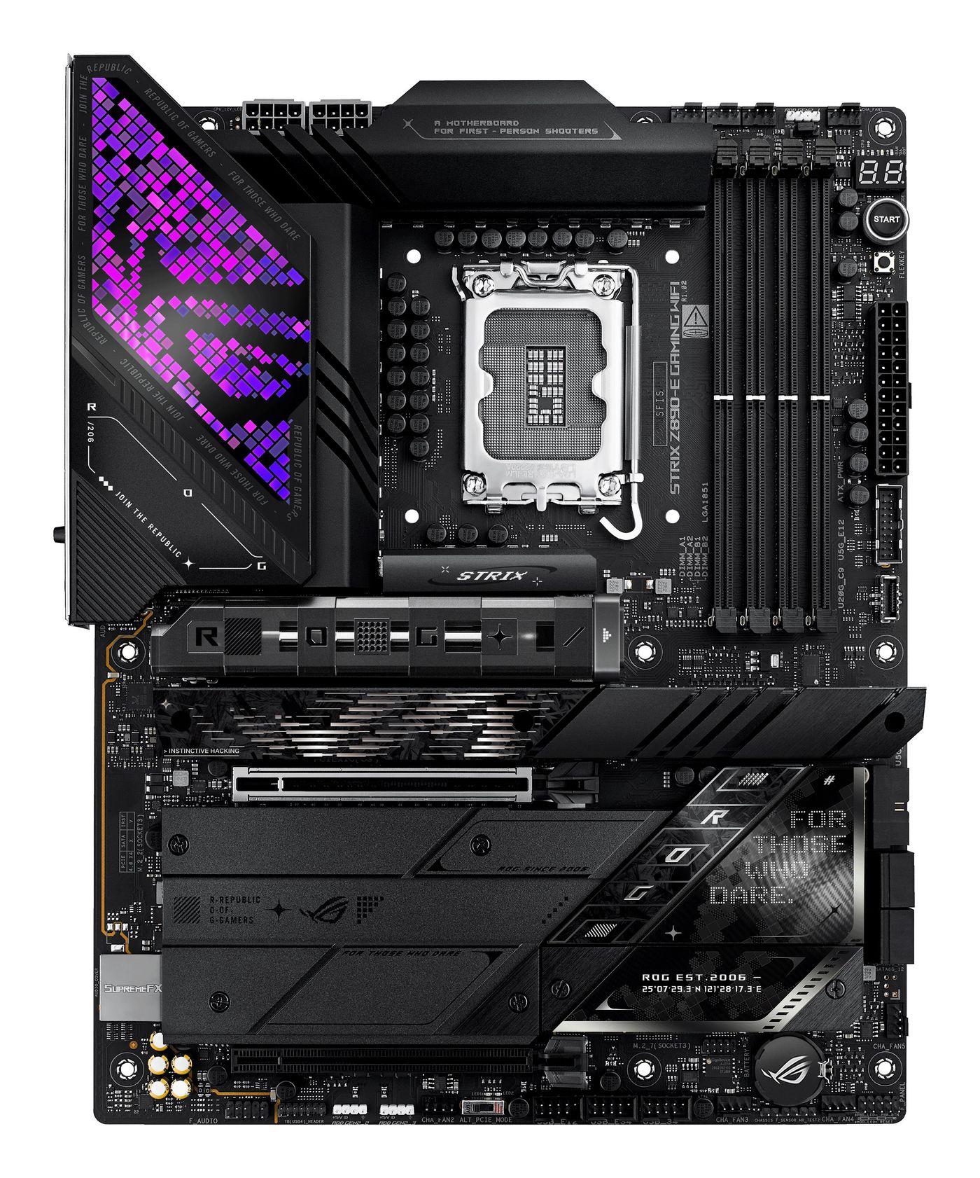 ASUS ROG STRIX Z890-E GAMING WIFI Intel Z890 LGA 1851 Socket V1 ATX (Asus ROG STRIX Z890-E GAMING WIFI Intel Z890 1851 ATX 4 DD