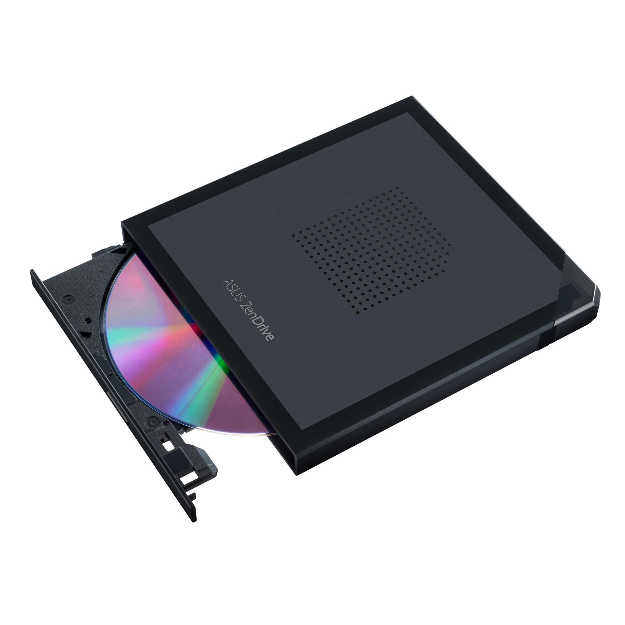 ASUS ZenDrive V1M SDRW-08V1M-U lettore di disco ottico DVDRW Nero (ASUS ZenDrive black 8x ultra slim DVD writer 14.6mm)