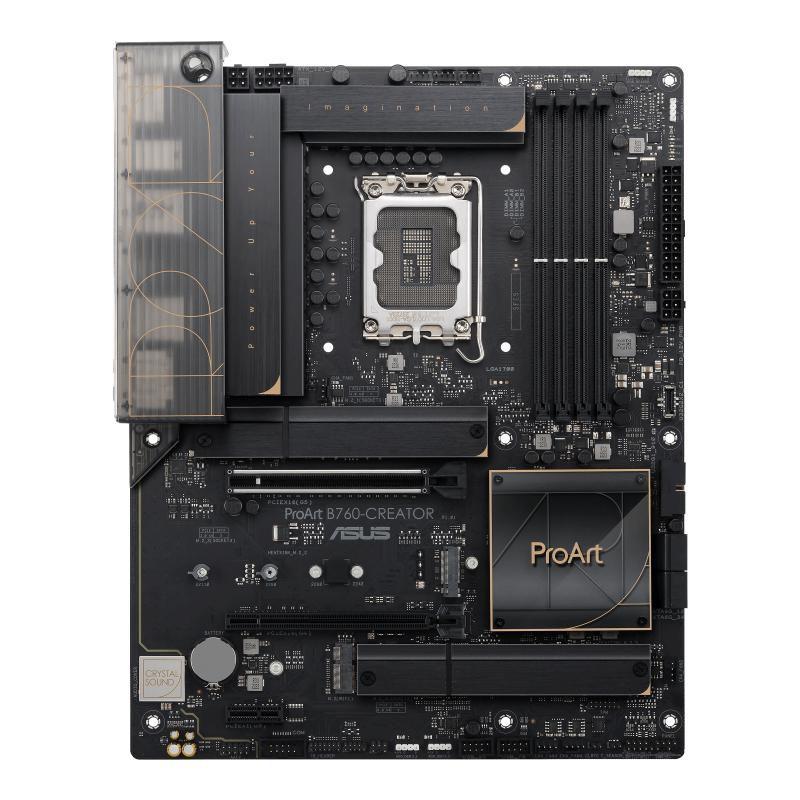 ASUS PROART B760-CREATOR Intel B760 LGA 1700 ATX (Asus PROART B760-CREATOR, Intel B760, 1700, ATX, 4 DDR5, HDMI, DP, 2.5G LAN,