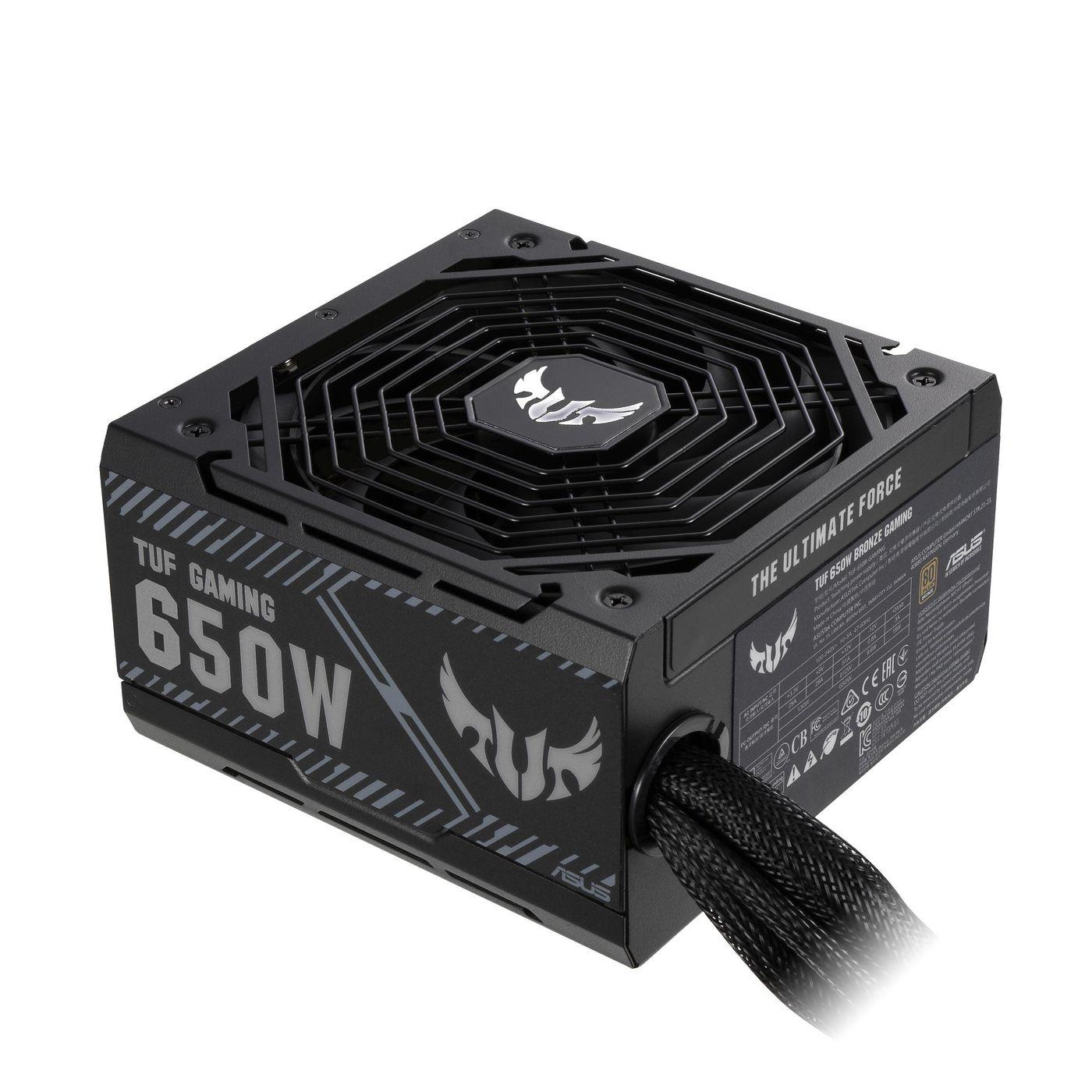 ASUS TUF-GAMING-650B alimentatore per computer 650 W 20+4 pin ATX ATX Nero (ASUS TUF-GAMING-650B - str?mforsyning)