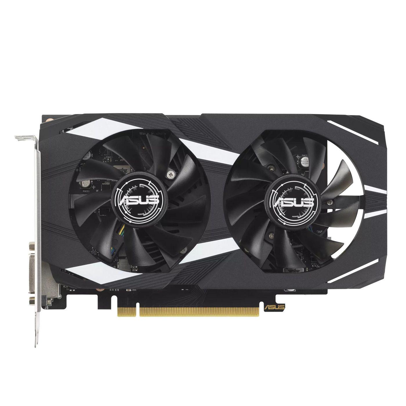 ASUS Dual -RTX3050-O6G NVIDIA GeForce RTX 3050 6 GB GDDR6 (ASUS Dual GeForce RTX 3050 6GB - OC Edition - graphics card - GF RTX