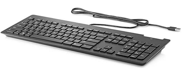 HP 911502-141 tastiera USB Turco Nero