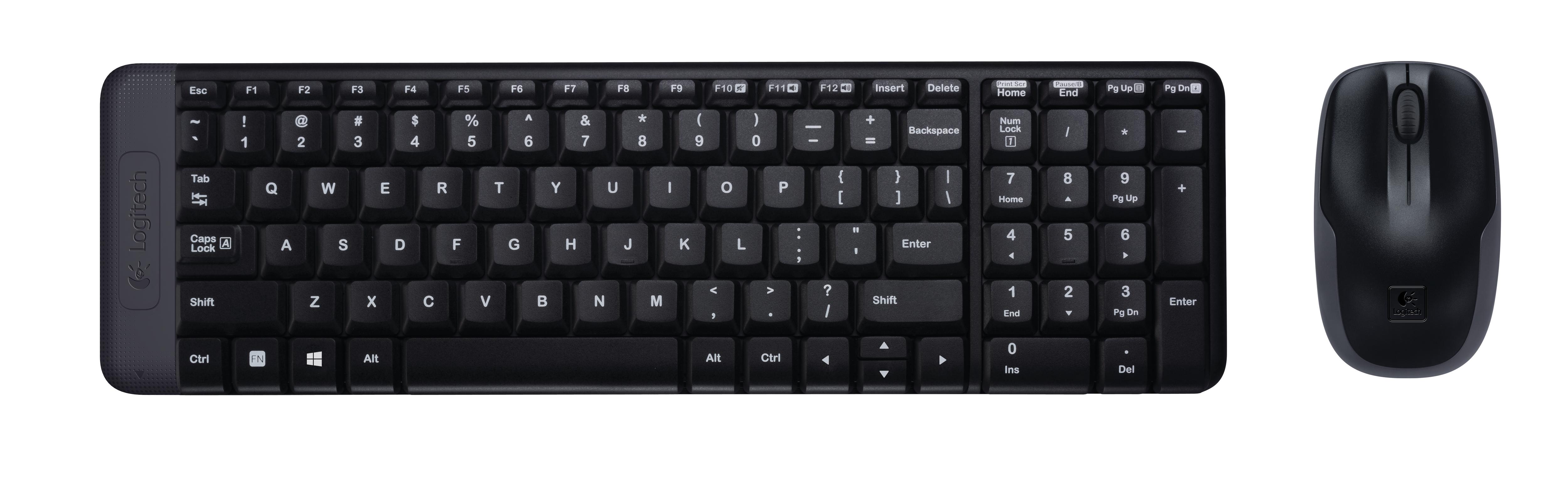 Logitech MK220 (MK220 combo, US/Int - Wireless - Mouse and keyboard - Warranty: 24M)