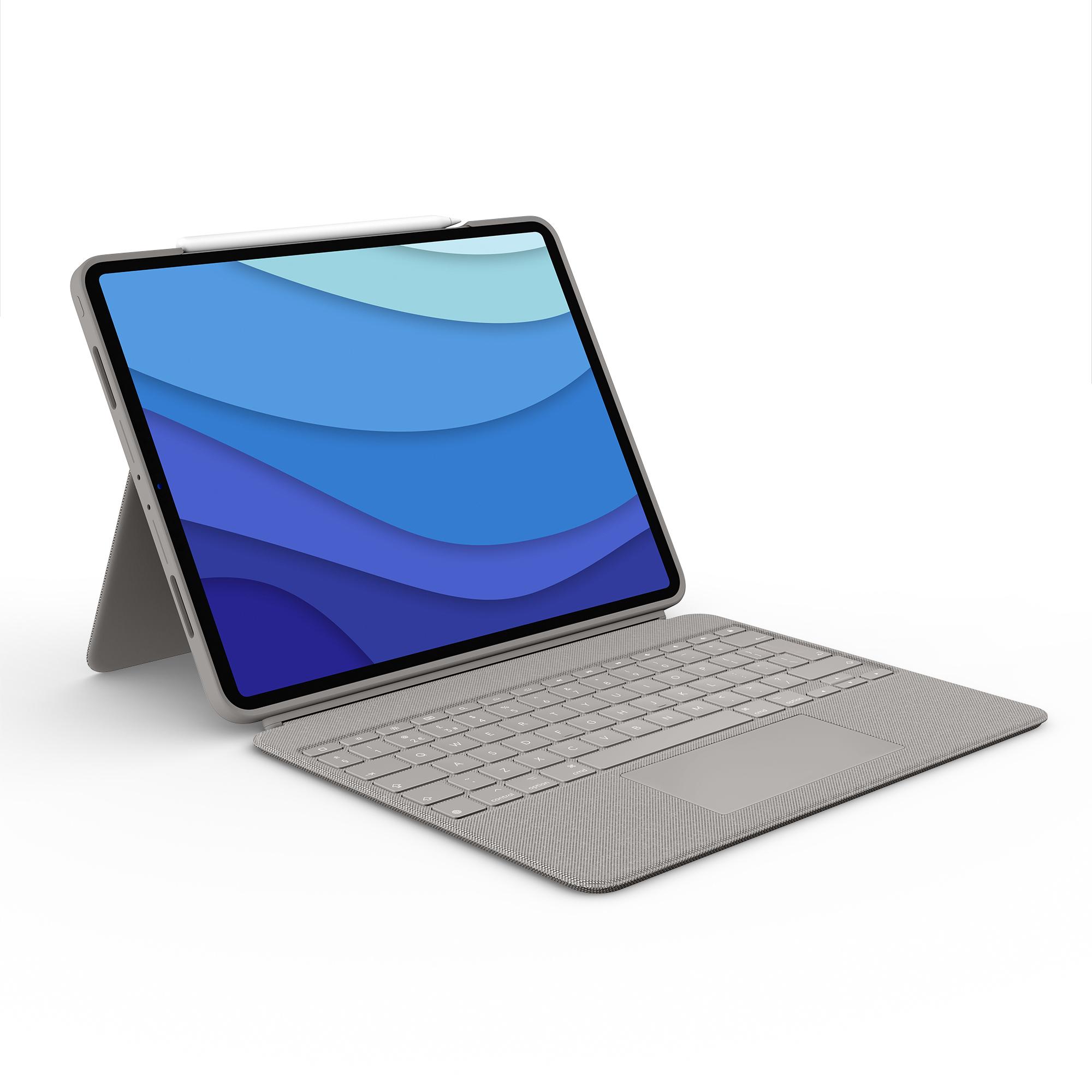 Logitech Combo Touch Sabbia Smart Connector QWERTY US International
