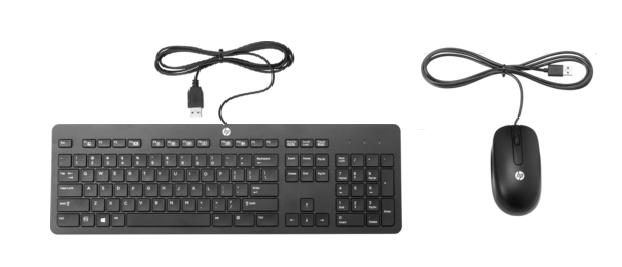 HP 928517-031 tastiera Mouse incluso USB QWERTY Inglese UK Nero