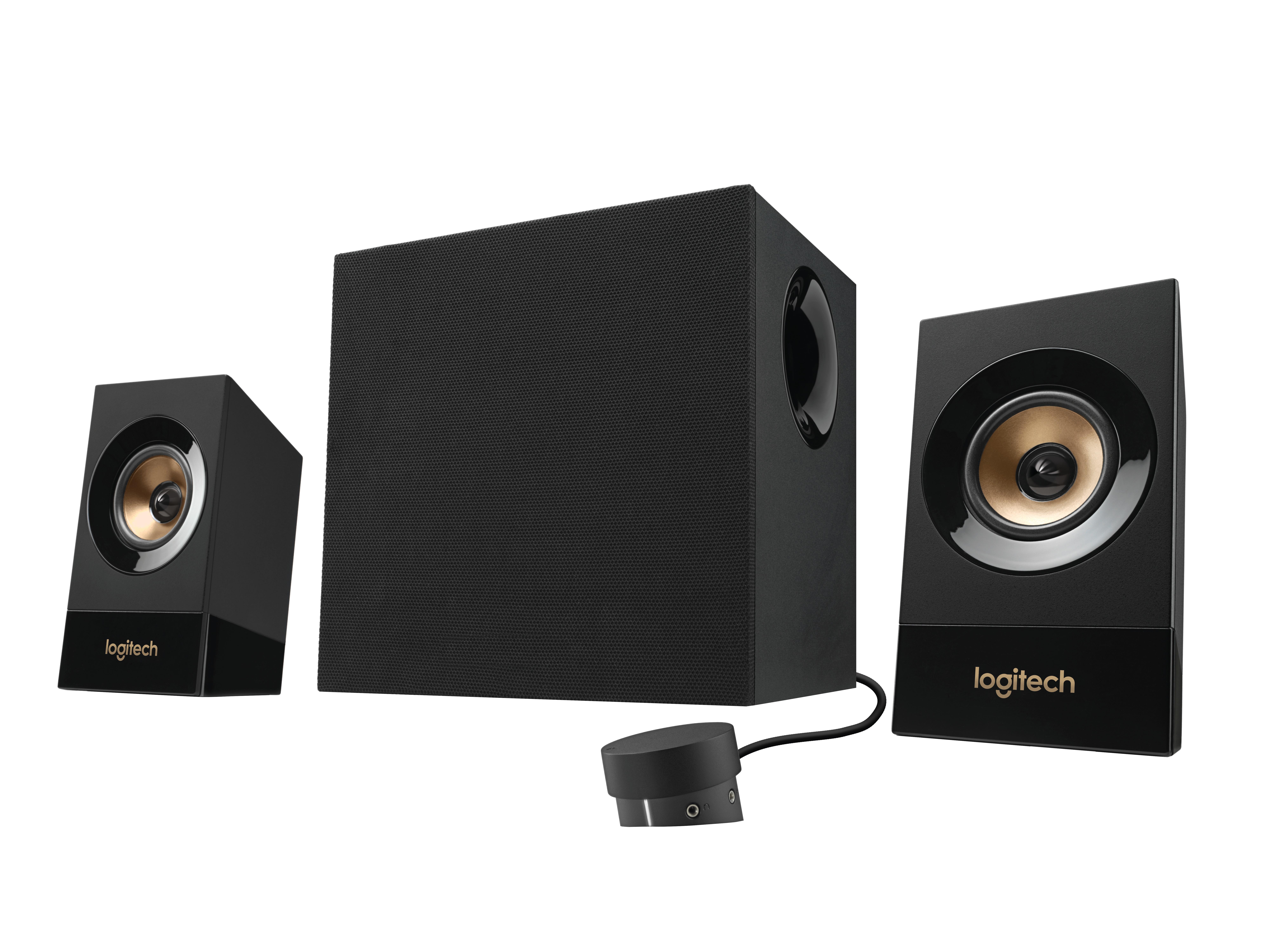Logitech 980-001054 set di altoparlanti 60 W Universale Nero 2.1 canali 15 W (Logitech Speaker Z533 2.1 Klinke)