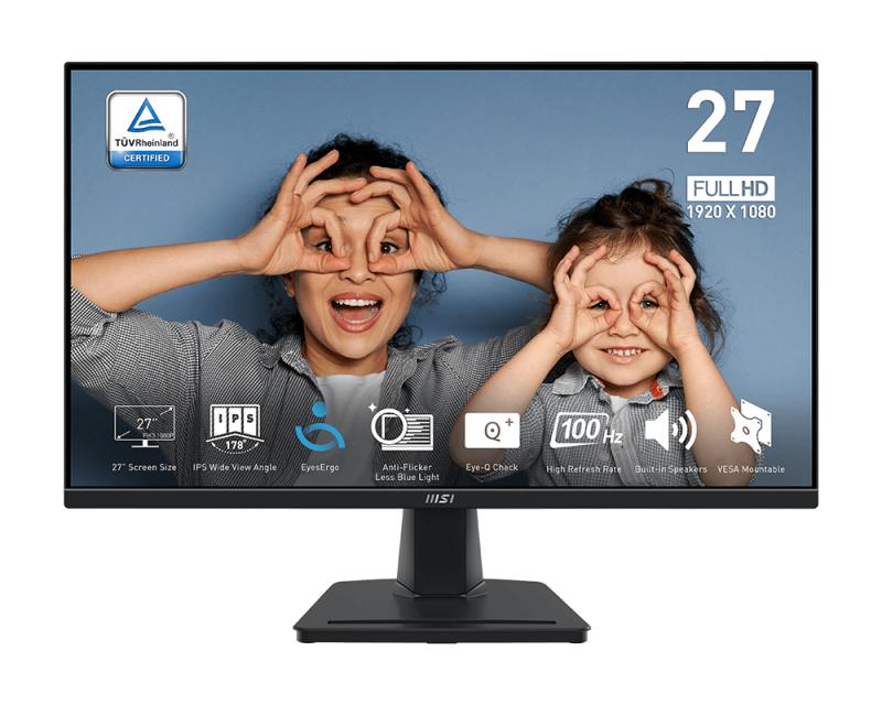 MSI Pro MP275QDE Monitor PC 686 cm (27") 2560 x 1440 Pixel UltraWide Quad HD LCD Nero