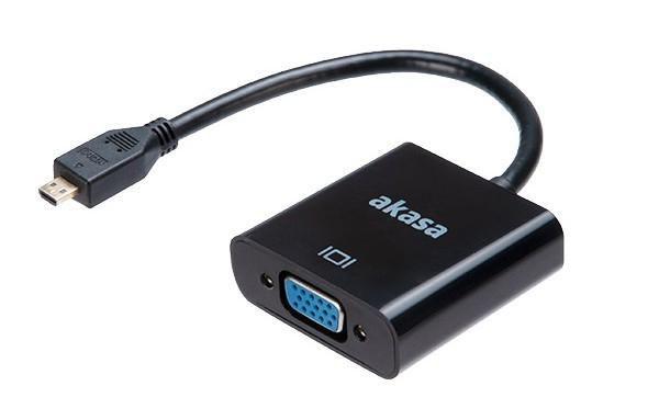 Adattatore convertitore Akasa da Micro HDMI a VGA